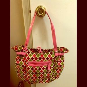Vera Bradley Posh Vinyl Tote Bag